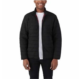 Men's Polar Fleece Lined Puffer Jacket Black | NWT | XXL